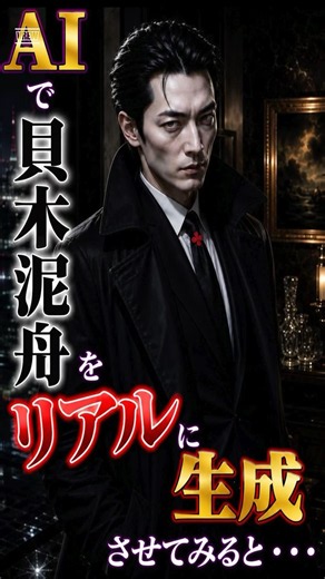 【化物語】AIで貝木泥舟をリアルに生成してみた。#化物語