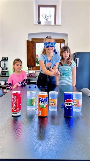 Eyes Closed Slime Shots – Can She Hit Anything? 😱 #challenge #game #gamechallengeathome