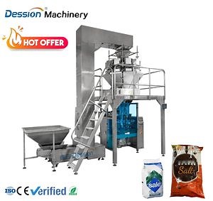 [Hot Item] Automatic 100g 500g 1kg Paper Bag Salt Packing Machine for Grinding Refined Salt Pouch Sea Iodized Salt Pouch Packaging Machine