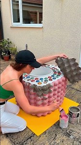 DIY Heart-Shaped Concrete Planter From Egg Cartons 😍 (Wait for the Reveal!)