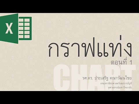 สอน Excel: การสร้างกราฟแท่งเบื้องต้น (Basic Column/Bar Chart)