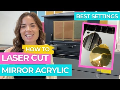 First Mirror Acrylic Laser Cut for Beginners | Best xTool P2/P3 Settings & Tips