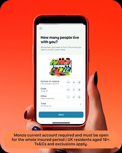 51 reactions · 32 comments | Monzo Contents Insurance has landed! ...