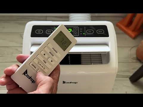 How to assemble and use to the Zokop 12000 btu portable air conditioner