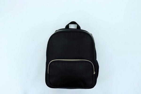 Hello Hobby Nylon Backpack, Customizable Travel Book Bag for Crafts, School, and Everyday Teen Use, Tan