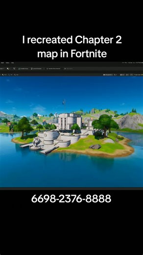 Recreating the Chapter 2 Map in Fortnite