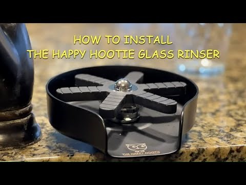 How to install a glass rinser or bottle washer on your sink