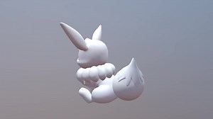 Obj Eevee * Pokemon - 3d File for Print Fan Art - Etsy Canada