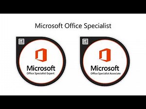 Microsoft Office Specialist Certifications Overview with MCT Regional Lead Chintan Patel