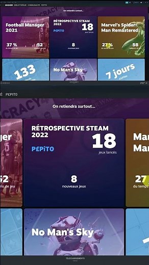 ACCÉDER À SA RÉTROSPECTIVE STEAM 🤔🎮
