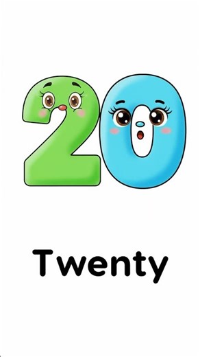 Count from 1️⃣1️⃣ to 2️⃣0️⃣ 👶