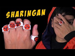 Easy origami paper Ninja Sharingan ring in Naruto