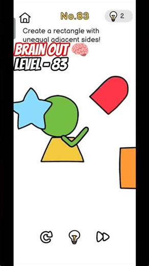 Must play mobile game & Puzzle - Brain Out Level 83 Walkthrough 🧠🔥 #shorts #gamereviews #gaming