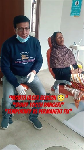 Wisdom Tooth Root Stump CausingUlcersWhen ExtractionBecomes Necessary#dentist#shorts #thedentalguru