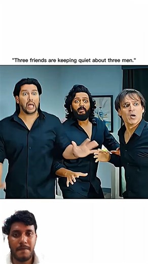 तीन दोस्त तीन आदमियों के बारे में चुप हैं😱🤣#shorts #viral