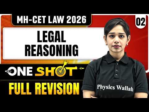 MH-CET Law 2026 | Legal Reasoning | Constitutional Law | Complete Revision