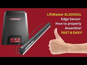 Gate Repair: How to Assemble a LiftMaster SL3000UL Edge SensorLiftMaster Edge Sensor Installation