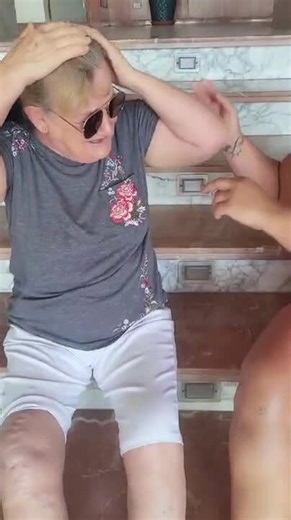 Elderly Woman Walks Into Glass Wall