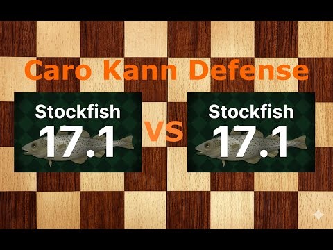 A Perfect Game of Chess Stockfish 17 1 vs Stockfish 17 1 Caro Kann Defense Chess Engine Battle