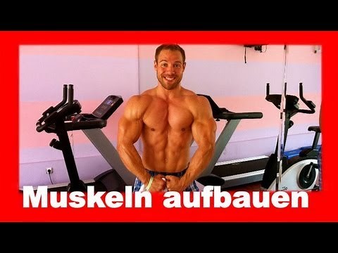 Richtige Trainingtechnik zum Muskeln aufbauen