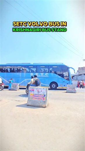 💥😍 SETC Volvo AC Bus in Krishnagiri Bus Stand 🚌 #krishnagiri #tamilnadu #setc #volvo #busstand | Krishnagirians