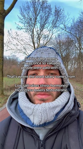 Salt Lowers Stress and Protects Testosterone