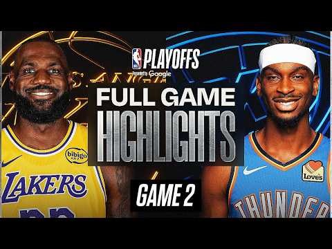 LAKERS vs THUNDER FULL GAME 2 HIGHLIGHTS MAY 7, 2026 NBA HIGHLIGHTS TODAY | NBA 2K26 GAMEPLAY