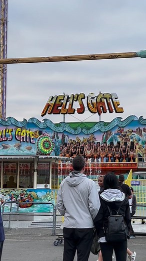 Incredible ride PNE/Playland HELL’S GATE it looks fun for tha young ones #pne2023 #summer2023 #vanlife #amusementpark #fun #entertainment #fbreelsvideo #fbreels #fyp #reelsviral #canada | Leah ilongga