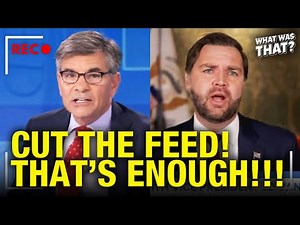 WOW! Vance Gets SHUT DOWN on LIVE TV by FED UP Reporter