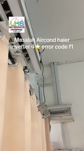 Masalah Aircond Haier Inverter: Error Code F1