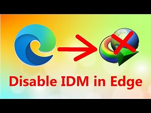 How to Disable IDM in Microsoft Edge (Legacy) | Easy Tutorial