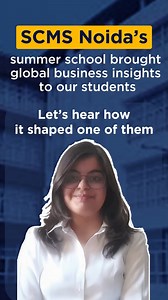 964 reactions | SCMS Noida’s online summer school turned lessons into global perspectives on international business. Here’s how the experience broadened our student’s understanding of business and the world beyond. #SET #Symbiosis #symbiosisentranceexam #symbiosisentrancetest #ug #graduation #undergraduate #undergraduation #college #entranceexam | SET-Symbiosis | Facebook