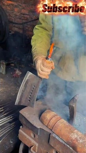 Knife Handle Fitting ⚒️ Blacksmith Tool in Action