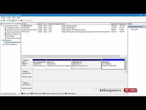 Exibindo e ocultando partições no Windows 10