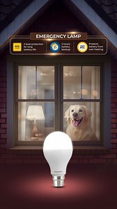 Some moments call for more than just brightness - they call for reassurance. The Panasonic LED Emergency Lamp automatically lights up when power fails, keeping your space calm and comfortable. #Panasonic #PanasonicLED #EmergencyBulb #EmergencyLamp | Anchor by Panasonic