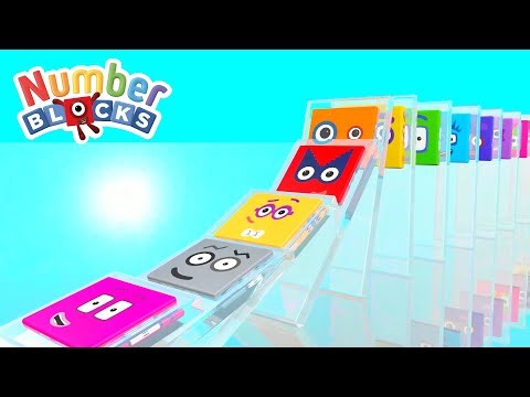 Practice Counting 1 to 100 for Kindergarten using Linking Cubes on a Glass Surface (Kids Math)