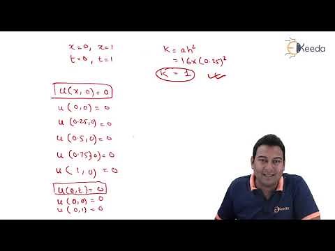 Crank Nicolson Method - Problem 1 - Partial Differential Equation - Engineering Mathematics 3
