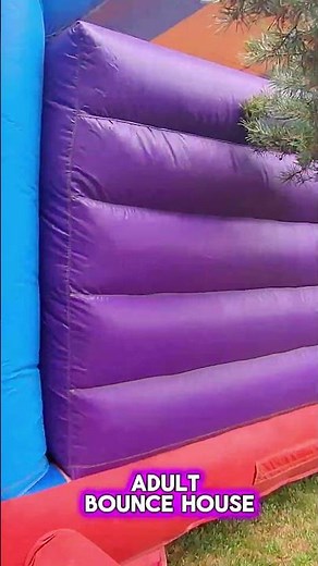 ADULT BOUNCY CASTLE FRONT & BACK #bouncy #bouncehouse #bouncingcastle #inflatable #fun