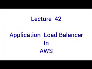 Lecture 42 Application load balancer in aws practical #aws #awsdevop #loadbalancer #learning #aws