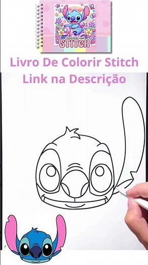 🎨✨ Aprenda como desenhar o STITCH passo a passo, de forma fácil e rápida!
