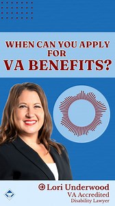 1.1K views | When can a veteran apply for VA benefits? An accredited VA disability lawyer explains. | Woods & Woods, The Veterans Firm | Facebook