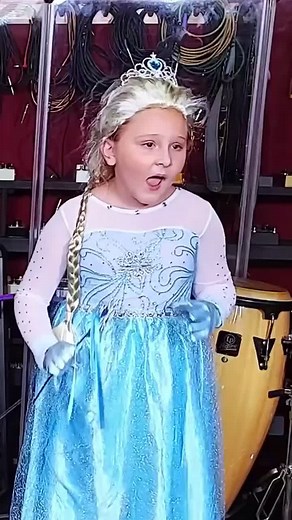 Magical Frozen Costume Performance by Vocal Coach