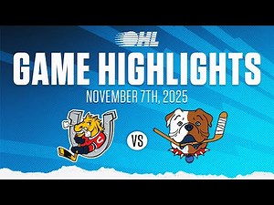 OHL Highlights: Barrie Colts @ Sudbury Wolves Nov. 7, 2025