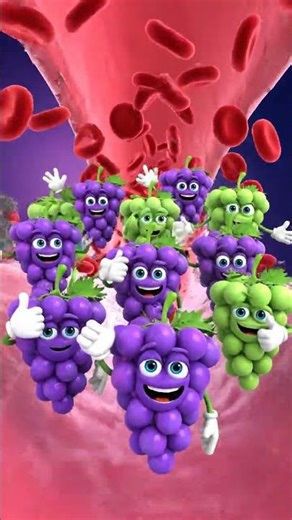 Wait... Are Those Grapes Fighting? #funnyshorts #animation
