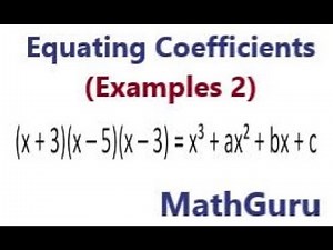 Equating Coefficients | Polynomial Equality | HIGCSE | Examples 2