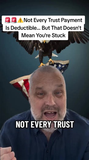 Here's what most people get wrona - a contract law spendthrift trust can't iust deduct evervthing it pays for. But there is a wav the trust can use tax-free money for expenses that aren't deductible...and it starts with how assets go into the trust (info purposes only; not a licensed tax, legal, oi accounting professional) #lawsuit #taxsavings #fypusa #newyorktimes #fyppp