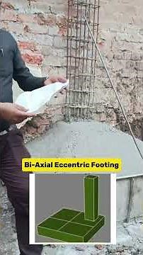 Centric vs Eccentric Footing | Construction Explained #CentricFooting #EccentricFooting