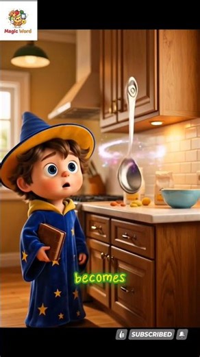 A spoon full of magic 🪄😊#cartoon #magicword #videohort