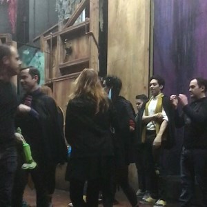 We filmed Puffs! This is the joyous moment when we wrapped after a wonderful weekend of shows. Thanks to everyone who backed us on Kickstarter, and to everyone who joined us over the weekend. More details on PUFFS: Live Off-Broadway soon! | Puffs