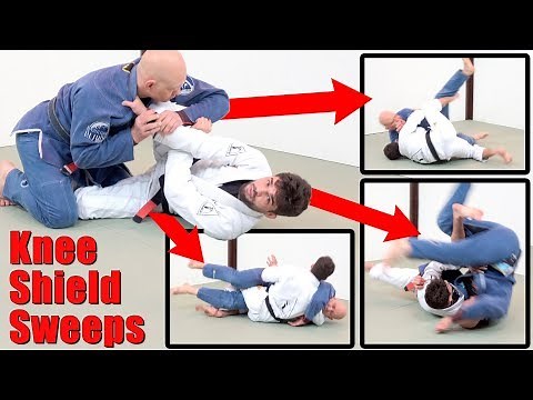 Knee Shield Half Guard Sweeps Using the Action-Reaction Principle